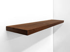 Thick Mahogany Floating Shelf