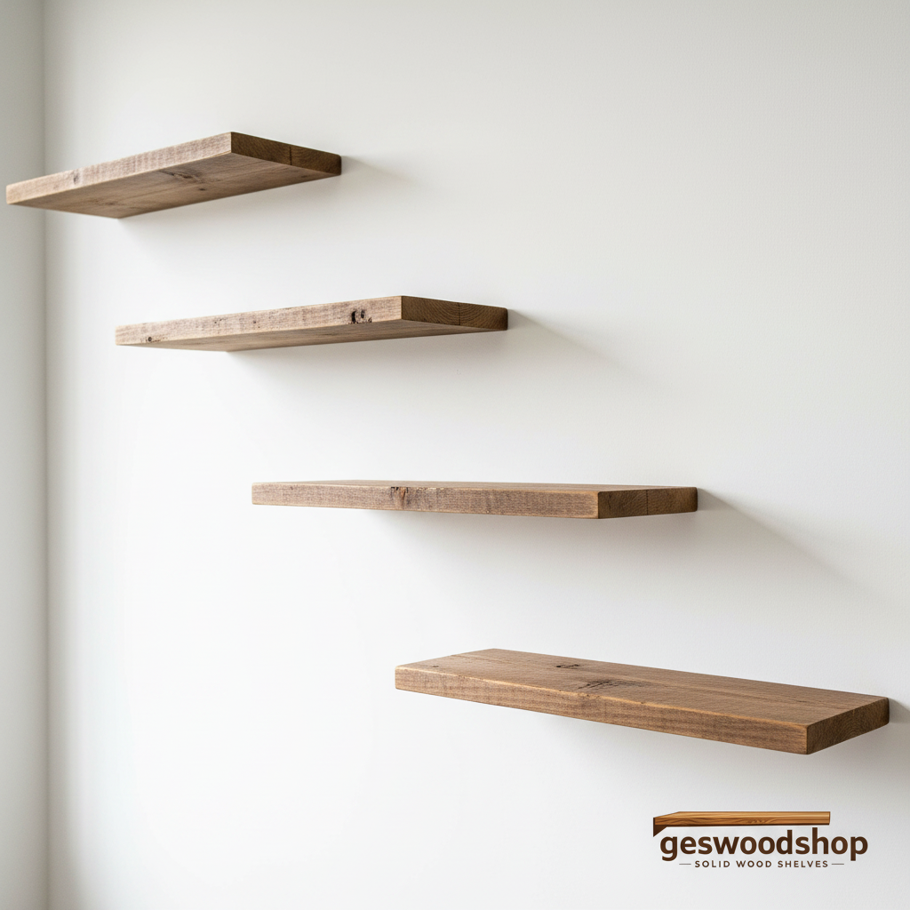 Reclaimed Wood Shelf Set by G's Woodshop