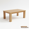 Solid Oak Coffee Table by G's Woodshop