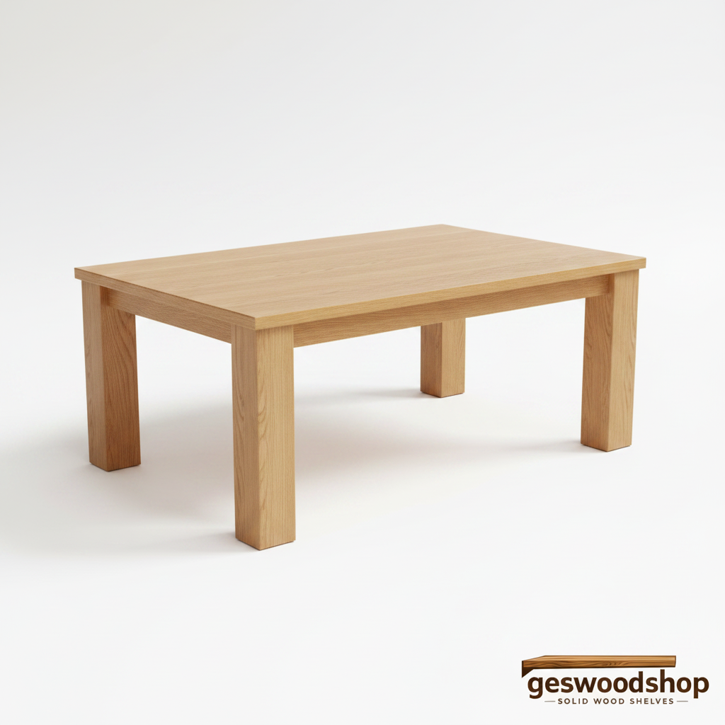 Solid Oak Coffee Table by G's Woodshop