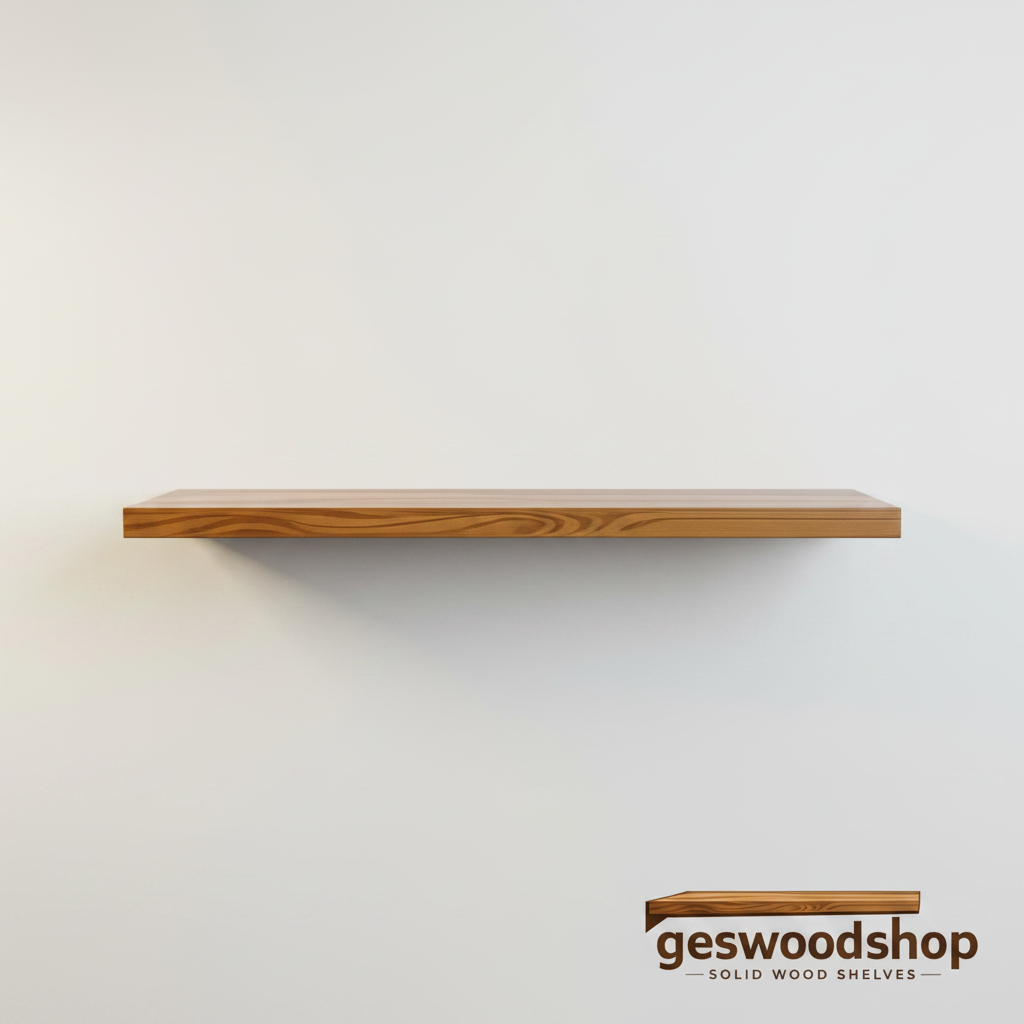 Solid Oak Wall Shelf by G's Woodshop