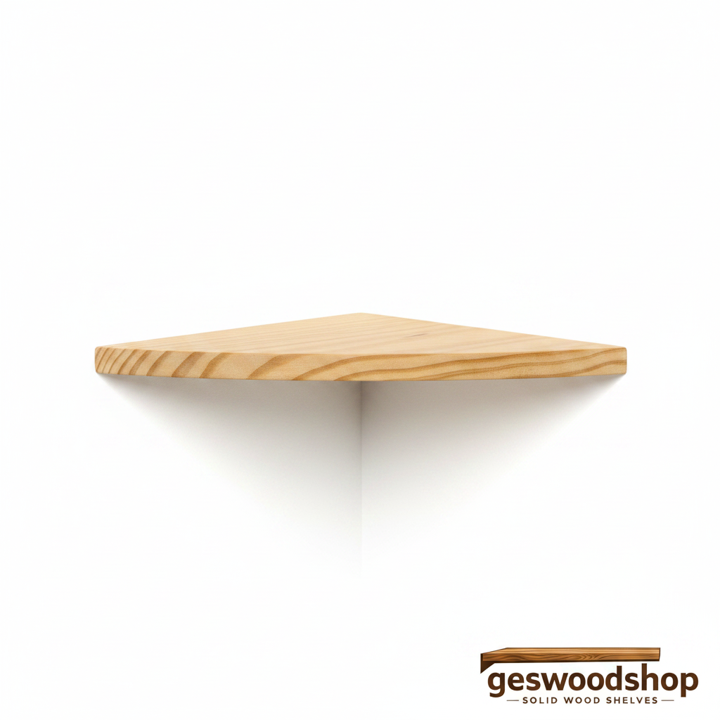 Pine Corner Shelf by G's Woodshop